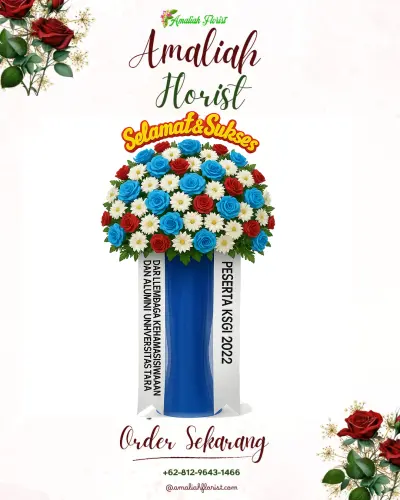 Standing Flower di Aula Hotel Luwansa Palangkaraya